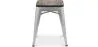 Barhocker im Industriedesign - Holz & Stahl - 45cm - Neuauflage - Stylix image 7
