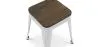 Barhocker im Industriedesign - Holz & Stahl - 45cm - Neuauflage - Stylix image 7