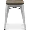 Barhocker im Industriedesign - Holz & Stahl - 45cm - Neuauflage - Stylix image 7