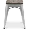 Barhocker im Industriedesign - Holz & Stahl - 45cm - Neuauflage - Stylix image 7