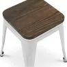Barhocker im Industriedesign - Holz & Stahl - 45cm - Neuauflage - Stylix image 7