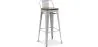 Barhocker - Industriedesign - Holz und Stahl - 76cm - Stylix image 7