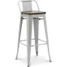 Barhocker - Industriedesign - Holz und Stahl - 76cm - Stylix image 7