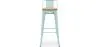 Barhocker mit Rückenlehne - Industriedesign - Holz & Stahl - 76cm - New Edition - Stylix image 7