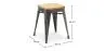 Barhocker im Industriedesign - Holz & Stahl - 45cm - Neuauflage - Stylix image 7