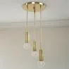 Goldene Deckenlampe - 3-armige Pendelleuchte - Troy image 7