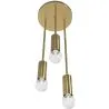 Goldene Deckenlampe - 3-armige Pendelleuchte - Troy image 7