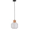 Holz- und Glas-Deckenlampe - Design-Pendelleuchte - Bumba image 7
