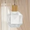 Holz- und Glas-Deckenlampe - Design-Pendelleuchte - Bumba image 7