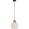 Holz- und Glas-Deckenlampe - Design-Pendelleuchte - Bumba image 7