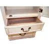 Landhausstil Kleiderschrank Mit Spiegel - Gewachstes Holz image 7