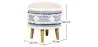 Runder Pouf Hocker - Boho Bali Stil - Josephine  image 7