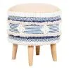 Runder Pouf Hocker - Boho Bali Stil - Josephine  image 7