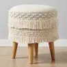 Runder Pouf Hocker - Boho Bali Stil - Debra  image 7