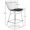 Metallgitter Design Barhocker - Lived image 7