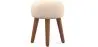Runder Hocker mit Stoffbezug - Boho Bali Stil - Hiwal image 7