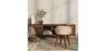 Runder Hocker mit Stoffbezug - Boho Bali Stil - Hiwal image 7