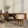 Runder Hocker mit Stoffbezug - Boho Bali Stil - Hiwal image 7