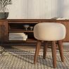 Runder Hocker mit Stoffbezug - Boho Bali Stil - Hiwal image 7