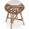 Rattan Barhocker - Boho Bali Stil - Lera image 7