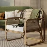 Rattan Lounge Stuhl - Design Stuhl - Boho Bali - Qawa image 7