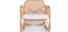 Rattan Lounge Stuhl - Design Stuhl - Boho Bali - Qawa image 7