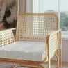Rattan Lounge Stuhl - Design Stuhl - Boho Bali - Qawa image 7