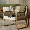Rattan Lounge Stuhl - Design Stuhl - Boho Bali - Qawa image 7