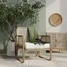Rattan Lounge Stuhl - Design Stuhl - Boho Bali - Qawa image 7