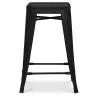 Barhocker - Industriedesign - Stahl matt - 60cm - Neuauflage - Stylix image 7