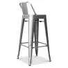 Barhocker mit Rückenlehne - Industriedesign - 76cm - New Edition - Stylix image 7