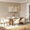 Design-Sessel - Bezogen mit Bouclé-Stoff - Wasda image 7