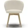 Bouclé-Stoff gepolsterter Sessel - Lounge Chair - Yuna image 7