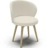 Bouclé-Stoff gepolsterter Sessel - Lounge Chair - Yuna image 7