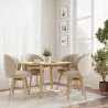 Bouclé-Stoff gepolsterter Sessel - Lounge Chair - Yuna image 7