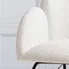  Schaukelstuhl mit Armlehnen - Bezogen mit Bouclé-Stoff - Freia image 7