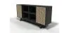 Naturholz-Sideboard - Vintage-Design - Schwarz - Edan image 7