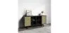 Naturholz-Sideboard - Vintage-Design - Schwarz - Edan image 7