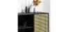 Naturholz-Sideboard - Vintage-Design - Schwarz - Edan image 7