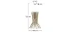 Deckenlampe in Gold - Design-Pendelleuchte - Madison image 7