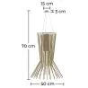 Deckenlampe in Gold - Design-Pendelleuchte - Madison image 7