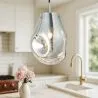Glas-Deckenlampe - Design-Pendelleuchte - Vera image 7
