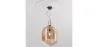 Kristall-Deckenlampe - mittelgroße Design-Hängelampe - Grau image 7