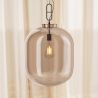 Kristall-Deckenlampe - mittelgroße Design-Hängelampe - Grau image 7
