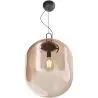 Kristall-Deckenlampe - mittelgroße Design-Hängelampe - Grau image 7