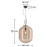 Deckenlampe aus Kristall - Pendelleuchte - Groß - Grau image 7
