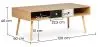 Holz-Couchtisch - Skandinavisches Design - Miua image 7
