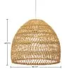 Rattan-Deckenlampe - Hängeleuchte im Boho-Bali-Design - 60cm - Hoa image 7