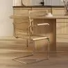 Esszimmerstuhl mit Armlehnen - Vintage Design - Holz und Rattan - Bruna image 7