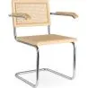 Esszimmerstuhl mit Armlehnen - Vintage Design - Holz und Rattan - Bruna image 7